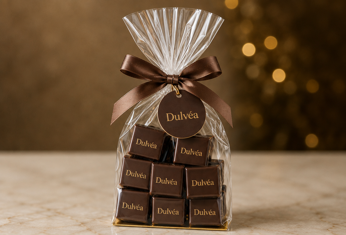 Dark chocolate pralines